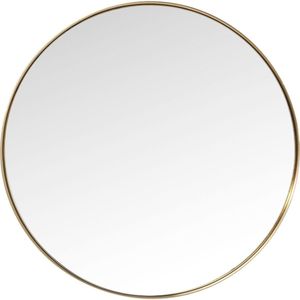 Ronde messing spiegel 100 cm - 100x100cm