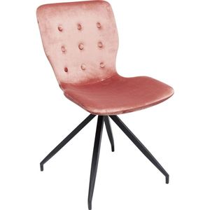 Kare Design stoel Butterfly Roze Fluweel, 84,5 x 47 x 56,2 cm
