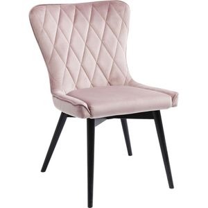 Kare Marshall stoel, velours, 89 x 57 x 60 cm, roze