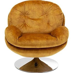 Kare Draaistoel Cosy Amber stoel, houtmateriaal, geel, 83,8x80,7x83cm