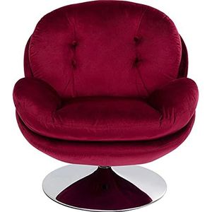 Kare Draaistoel Cosy Berry stoel, houtmateriaal, rood, 83,8 x 80,7 x 83 cm