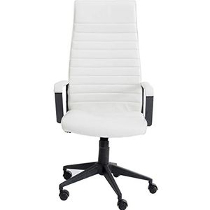Kare Bureaustoel Labora High witte stoel, hout, 129x62x59cm