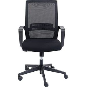 Kare Bureaustoel Max zwarte stoel, kunststof, 106x60x75cm