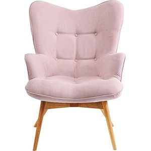 Kare Fauteuil Vicky Rosa stoel, houtmateriaal, 94x73x83cm