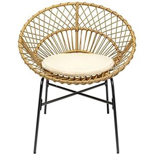 Kare Design stoel Bali, tuinstoel, zitkussen, zithoogte 44 cm