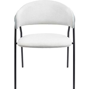 Kare Design armleuningstoel Olina grijs, zithoogte 48cm