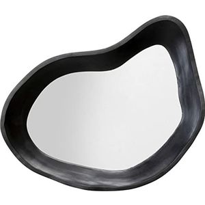 Kare Design wandspiegel Dynamic, zwart frame, spiegel, wandmontage horizontaal, 44x32x7 cm (H/B/D)