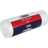 Pedaalemmerzakken 16 liter transparant 45x52 cm - 40 rol à 50 stuks