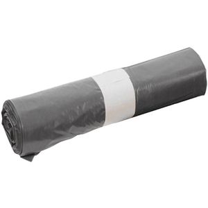 Pedaalemmerzakken 30 liter grijs 50x60 cm - 20 rol à 50 stuks