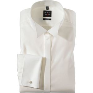 OLYMP - Level 5 - Overhemd - Lichtbeige - Body Fit, Easy Iron