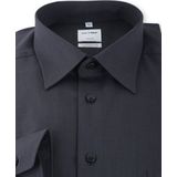 OLYMP - Luxor - Overhemd - Antraciet - Lange Mouw - 100% Katoen