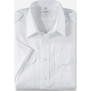 OLYMP - Tendenz - Piloot Shirt - Wit - Korte Mouw
