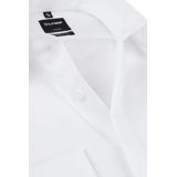 OLYMP - Luxor Sleeve 7 Smoking Overhemd - Wit - Strijkvrij Katoen