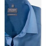 OLYMP - Luxor - Overhemd - Blauw - 100% Katoen - Comfort Fit