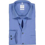 OLYMP - Luxor - Overhemd - Blauw - 100% Katoen - Comfort Fit
