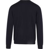 Olymp Trui O-Hals Wol Donkerblauw - Heren - Pullovers
