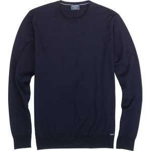 Olymp Trui O-Hals Wol Donkerblauw - Heren - Pullovers