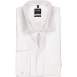 OLYMP - Luxor - Overhemd - Wit - Modern Fit - Strijkvrij - Kent Kraag