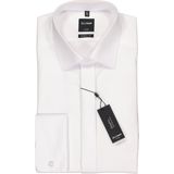 OLYMP - Luxor - Overhemd - Wit - Modern Fit - Strijkvrij - Kent Kraag