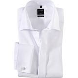 OLYMP - Luxor - Overhemd - Wit - Modern Fit - Strijkvrij - Kent Kraag