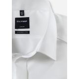 OLYMP - Overhemd - Beige - Poplin - Lange Mouwen - Dubbele Manchet