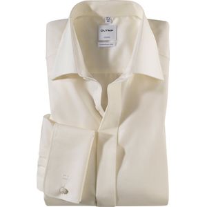 OLYMP - Luxor - Overhemd - Beige - Comfort Fit - Popeline
