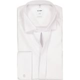 OLYMP - Luxor - Overhemd - Wit - Katoen - Wing Kraag