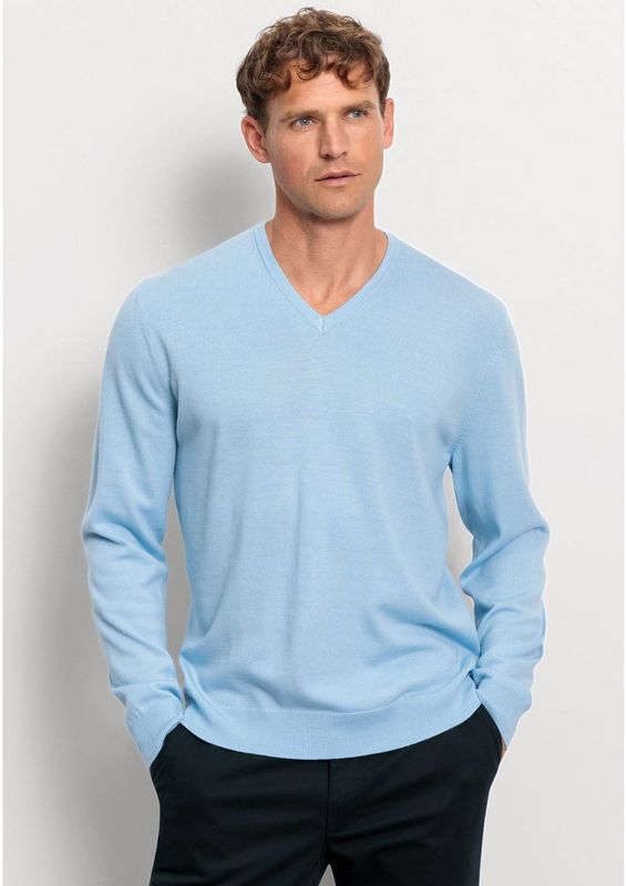 OLYMP - Casual Breisel - Lichtblauw - Trui