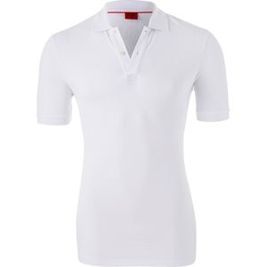 OLYMP Level 5 body fit poloshirt, stretch, wit