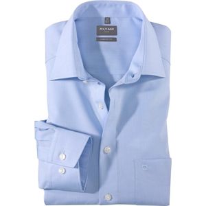 OLYMP - Luxor Comfort Fit Overhemd - Lichtblauw - Strijkvrij