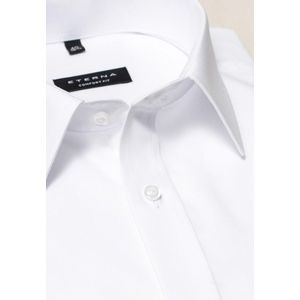 ETERNA - Comfort Fit - Overhemd - Wit - 100% Katoen