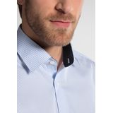 ETERNA - Overhemd - Lichtblauw - 100% Katoen - Lange Mouw, Modern Kent Kraag