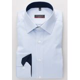 ETERNA - Overhemd - Lichtblauw - 100% Katoen - Lange Mouw, Modern Kent Kraag