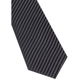 ETERNA stropdas, zwart gestreept -  Maat: One size