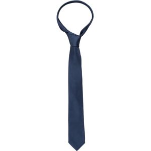 ETERNA smalle stropdas, marine blauw -  Maat: One size