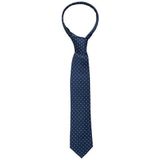 ETERNA stropdas, marine blauw met wit gestipt -  Maat: One size