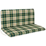 Auflage boston für Bank 2-sitzer, grün/beige kariert