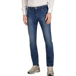 Gardeur - Batu - Pantalon - Blauw - Denim - Normale Fit