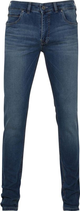 Gardeur Batu Jeans - Indigo Blauw - 98% Katoen - Licht Getailleerde Pasvorm