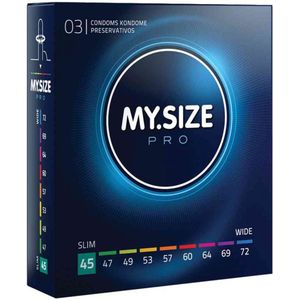 My.Size PRO «45mm» 3 Kondome f&#252;r besten Tragekomfort und Sicherheit