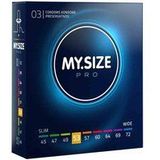 MY.SIZE Pro 53 mm Condooms - 3 stuks