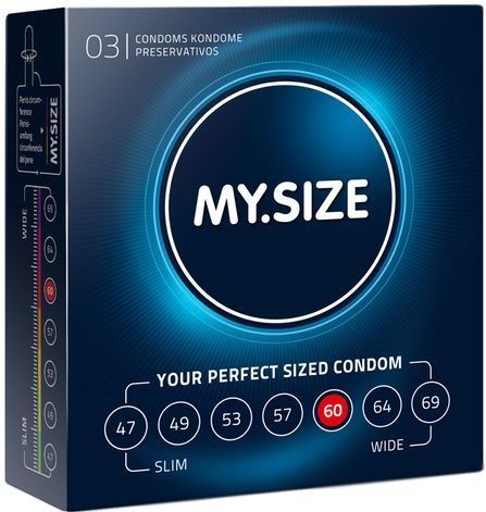MY.SIZE PRO - Condooms - 60 mm - Vytex-Latex - 3 Stuks