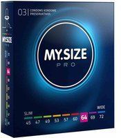 MY.SIZE PRO - Condooms - 64 mm - Vegan VYTEX-latex - 3 st.