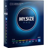 MY.SIZE Pro 72 Condooms 3 stuks