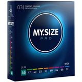 MY.SIZE Pro condooms, maat 0, 45 mm, 36 condooms Perfect passend zodat iedereen zijn maat vindt