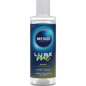 MY.SIZE Lube Me Premium Lube Anal 100 ml I extra viskeus glijmiddel I glijmiddel gel op waterbasis I glijmiddel gel geschikt voor toys & latex condooms I glijmiddel op waterbasis