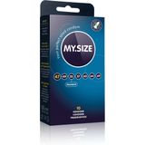 MY.SIZE - Classic - Condooms - Transparant - 47 mm breed - 10 stuks - 0,07 mm wanddikte - Veganistisch