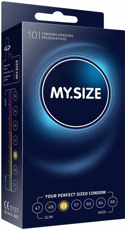 My.Size - Condooms - Transparant - Silicone - 10 Stuks