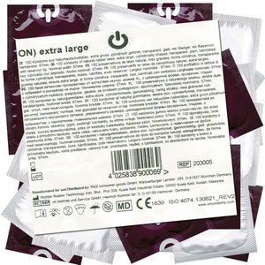 On) *XX Large* 100 St Kondome