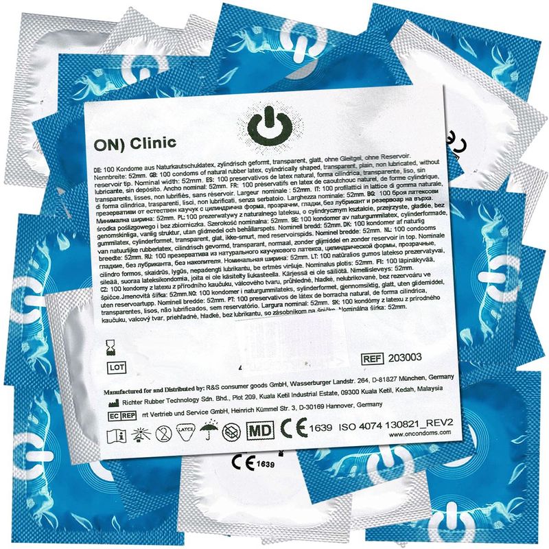 ON) Clinic droge condooms 100 stuks grootverpakking